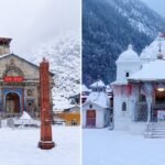 उत्तराखंड में बदला मौसम का मिजाज, केदारनाथ और गंगोत्री धाम में हुई बर्फबारी